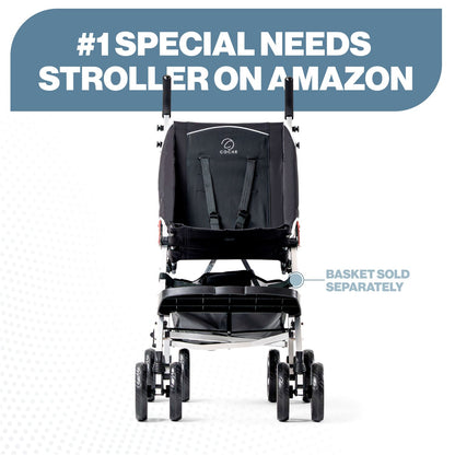 Coche XL Lightweight Special Needs Stroller/Transport Chair, Black