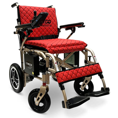 ComfyGO X-7 Electric Wheelchair – 40 lb Ultra Lightweight Folding Power Chair (Dual Battery)