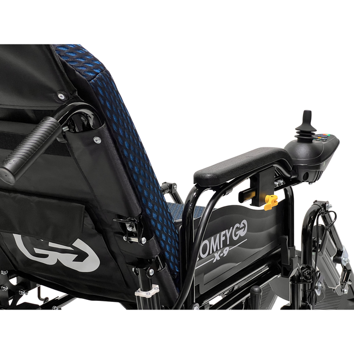 X-9 and X-9 Max, Remote Controlled Electric Wheelchair, Automatic Reclining Backrest & Lifting Leg Rests