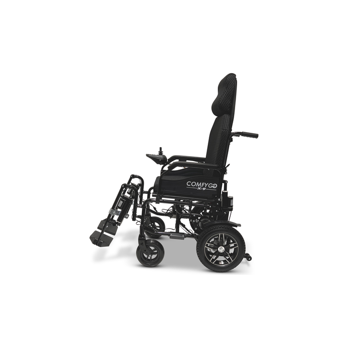 X-9 and X-9 Max, Remote Controlled Electric Wheelchair, Automatic Reclining Backrest & Lifting Leg Rests