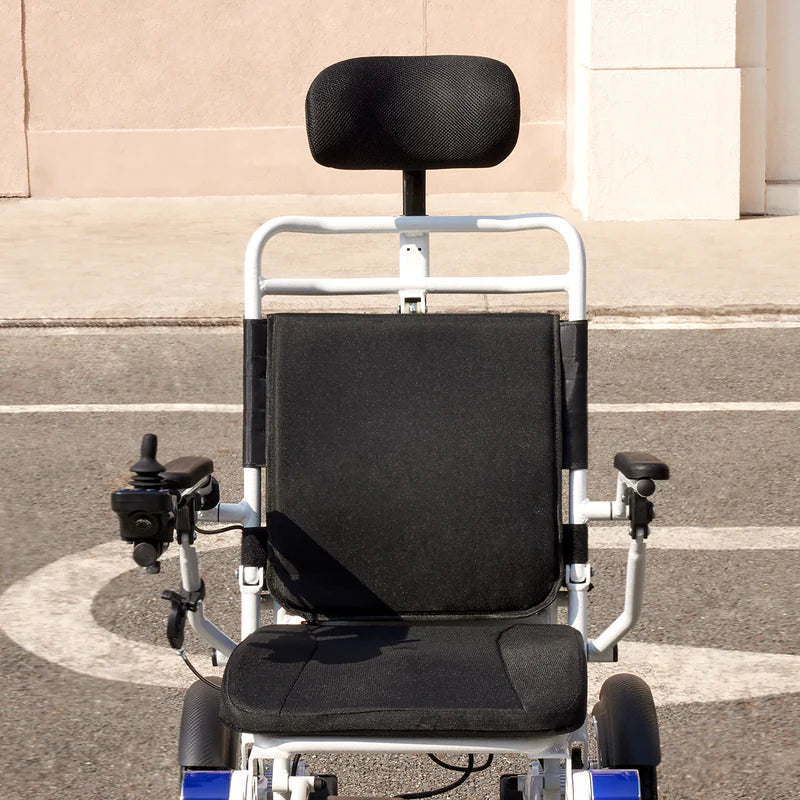 OAS Cruise Pro Folding Electric Wheelchair – Reclining 350 lb Travel Power Chair