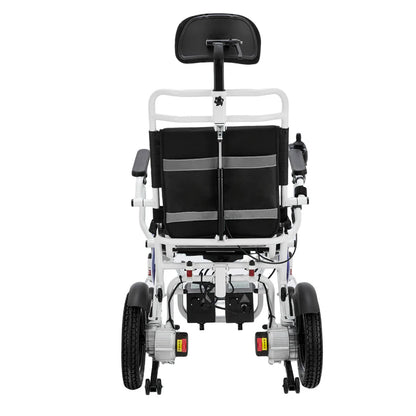 OAS Cruise Pro Folding Electric Wheelchair – Reclining 350 lb Travel Power Chair