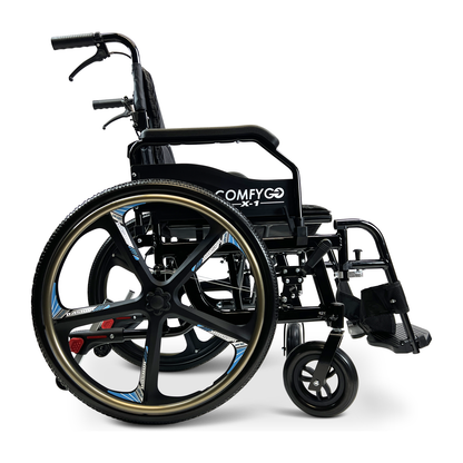 X-1 SE ComfyGO Lightweight Manual Wheelchair with Quick-Detach Wheels