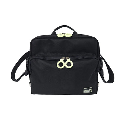 FEELDOM MODU-Satchel adaptive mobility bag featuring large easy-grip zipper rings and wheelchair attachment compatibility