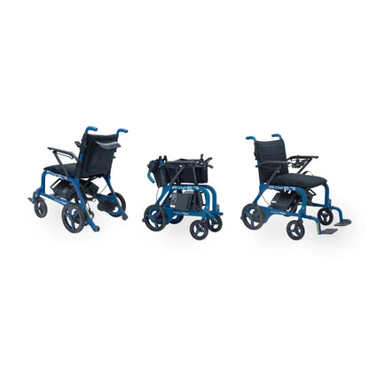 Flyer Carbon Fiber Folding Electric Wheelchair – 24 lb Ultra-Light Travel Power Chair