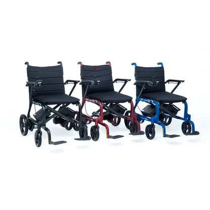 Flyer Carbon Fiber Folding Electric Wheelchair – 24 lb Ultra-Light Travel Power Chair