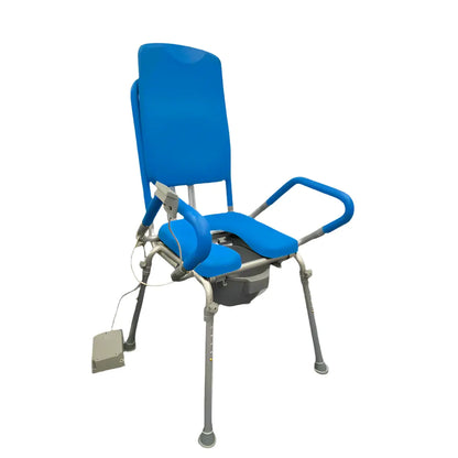 GentleBoost Power Uplift 3-in-1 Electric Hygiene Lift Chair – Raised Toilet, Commode & Shower Chair