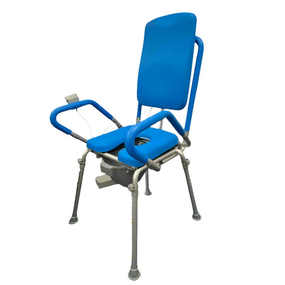 GentleBoost Power Uplift 3-in-1 Electric Hygiene Lift Chair – Raised Toilet, Commode & Shower Chair