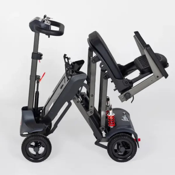 Genie Auto Folding Mobility Scooter – One-Touch Remote Folding Travel Scooter (Airline Approved)
