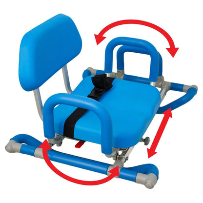 HydroSlide Sliding Bath Chair with Swivel Seat