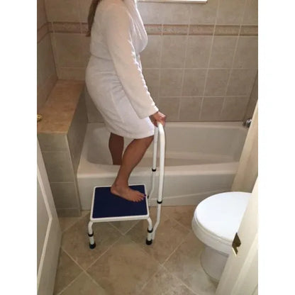 AdjustaStep Deluxe Step Stool with Handrail - Available in 300lb and 750lb Weight Capacity