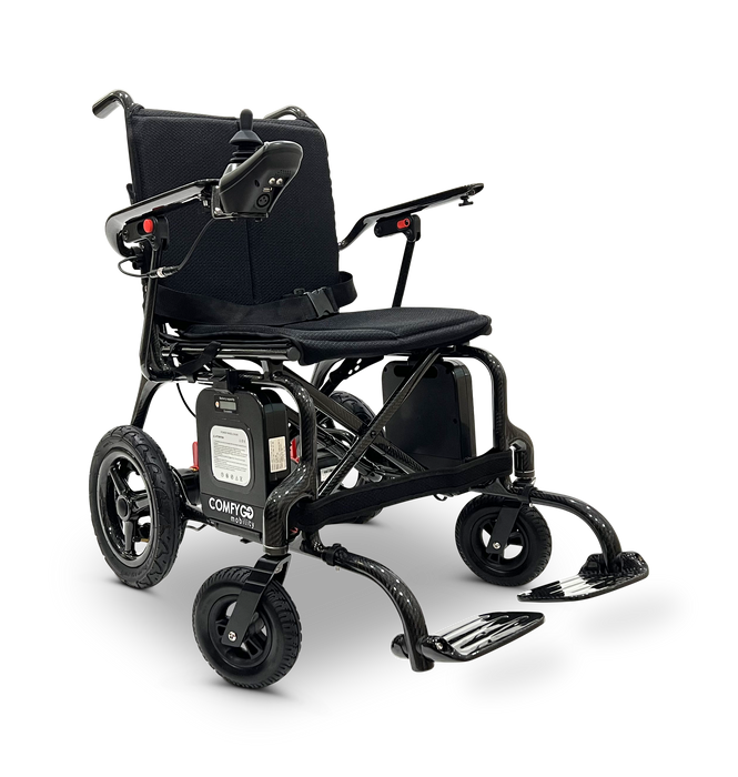 Phoenix Carbon Fiber Electric Wheelchair: Lightweight, Long-Range, Airline Approved