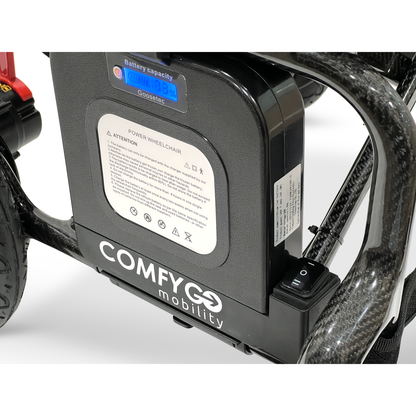 Phoenix Carbon Fiber Electric Wheelchair: Lightweight, Long-Range, Airline Approved