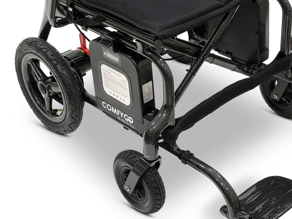 Phoenix Carbon Fiber Electric Wheelchair: Lightweight, Long-Range, Airline Approved