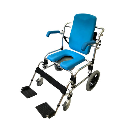 Baltic™ Professional Transporter Shower/Commode Chair with 14” Rear Wheels – Platinum Health