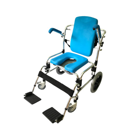 Baltic™ Professional Transporter Shower/Commode Chair with 14” Rear Wheels – Platinum Health