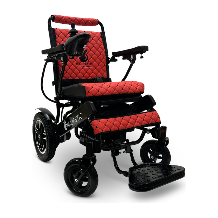 Experience freedom with the MAJESTIC IQ-8000 Remote Controlled Lightweight Electric Wheelchair, designed for smooth mobility.