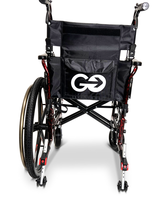 X-1 ComfyGO Lightweight Manual Wheelchair with Quick-Detach Wheels