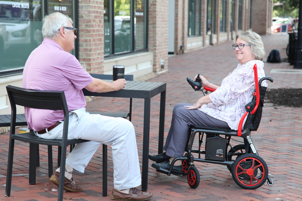 The Air Elite 2.0 Worlds Lightest Folding Power Chair by Journey