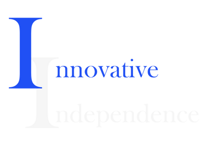 Innovative Independence logo, manufacturer of the Sol wheelchair safety light and assistive mobility products.