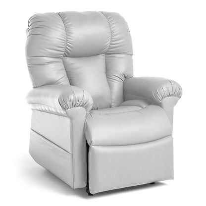 Journey Perfect Sleep Chair 5-Zone MiraLux light gray upholstery lift recliner color option