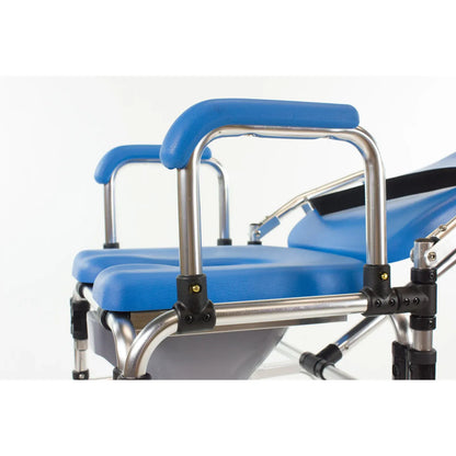 Heavy-Duty Tilt Bath Chair with ComfortMesh Cover & Adjustable Positioning – Floor-Level Support Chair