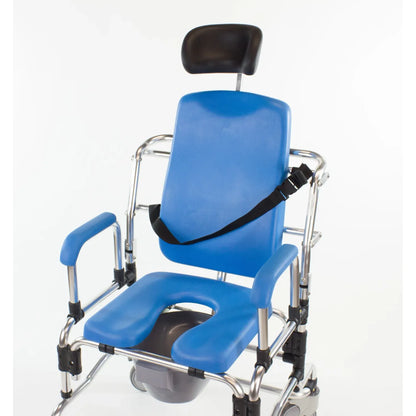 Heavy-Duty Tilt Bath Chair with ComfortMesh Cover & Adjustable Positioning – Floor-Level Support Chair