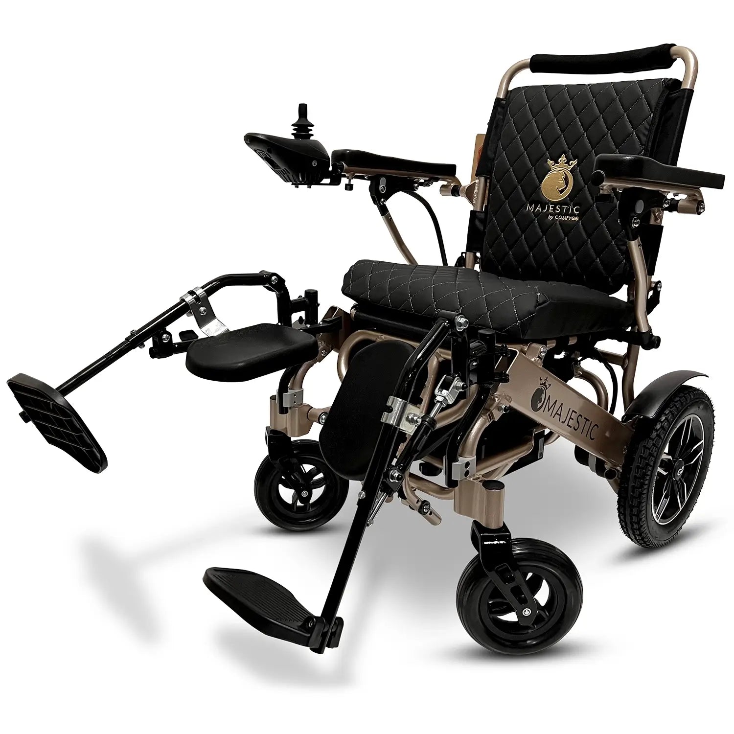 ComfyGo Adjustable Removable Leg Rest Set Compatible with IQ-8000 and IQ-9000