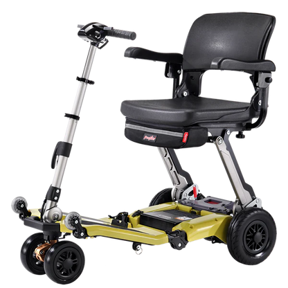 Free Add Ons with Purchase of Luggie Super Plus 3 Folding Mobility Scooter by FreeRider – Heavy-Duty Travel Scooter with Suspension & 360 lb Capacity