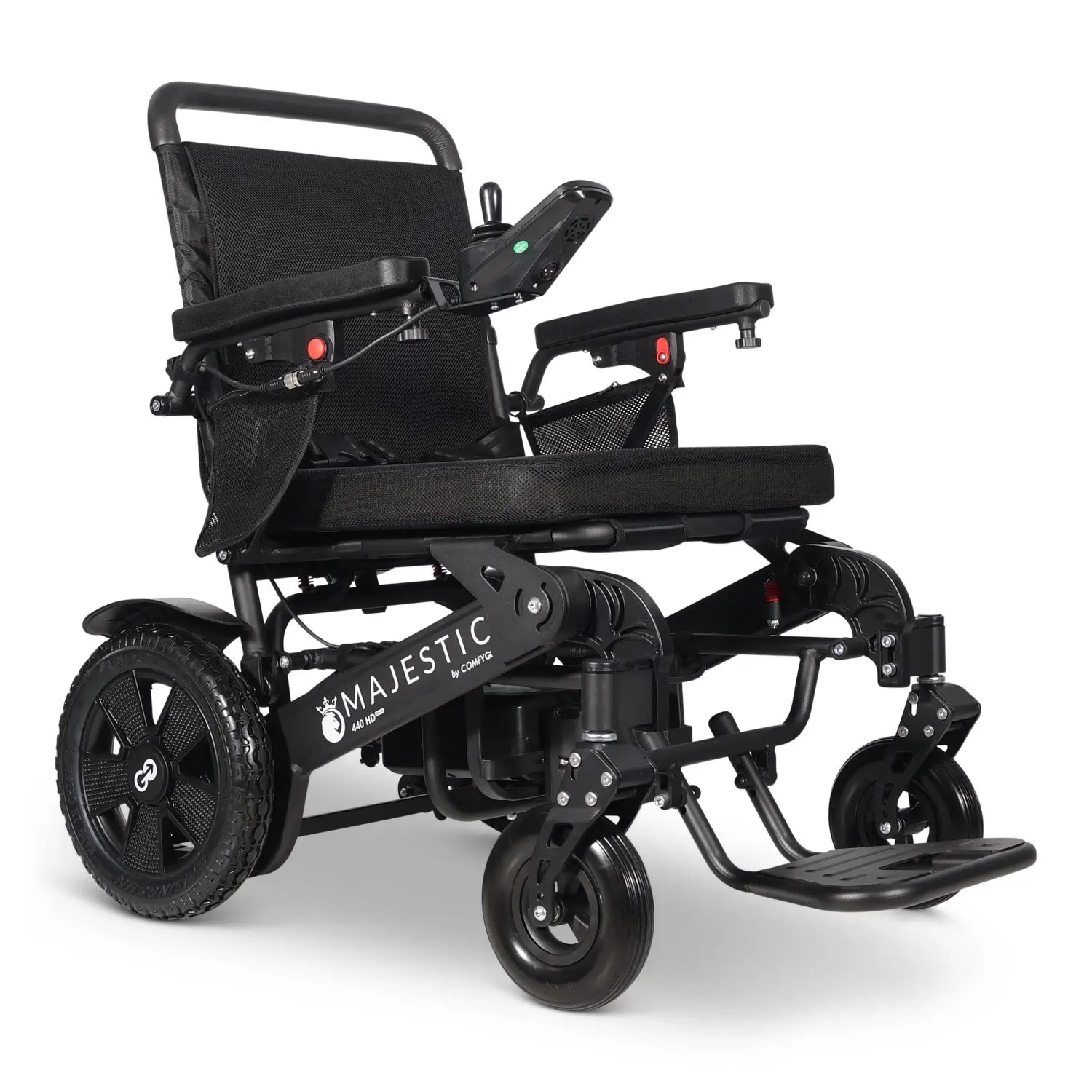 NEW MAJESTIC 440 HD PLUS Remote Controlled Heavy Duty Electric Wheelchair (Currently only available in Black with 25 mile range battery)