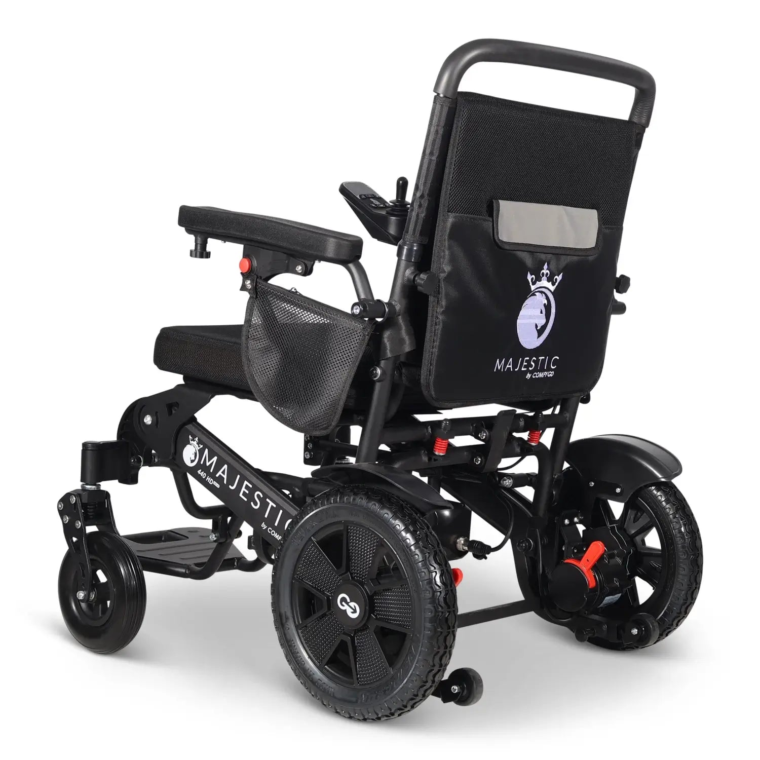 ComfyGO MAJESTIC 440 HD PLUS Electric Wheelchair – Bariatric Folding Power Chair (440 lb Capacity)