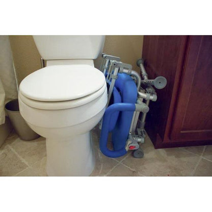 UltraCommode™ Foldable Shower Commode Chair – Portable 3-in-1 Design with Padded Seat