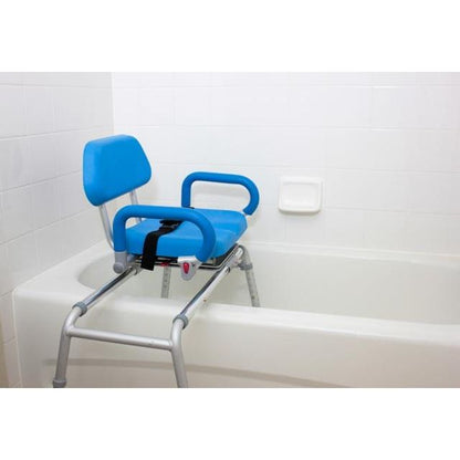 The Original Carousel Sliding Transfer Shower Bath Bench with Swivel Seat