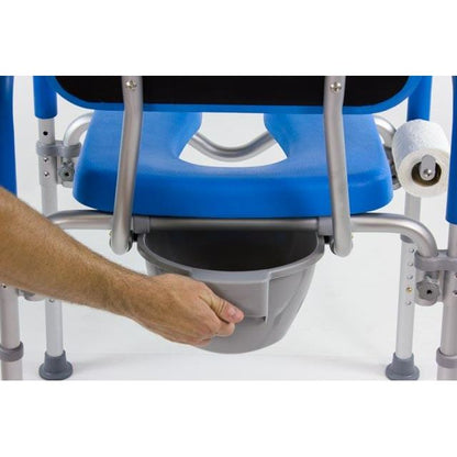 Dignity Commode, MEDICAL-GRADE Aluminum, COMMERCIAL-GRADE Construction