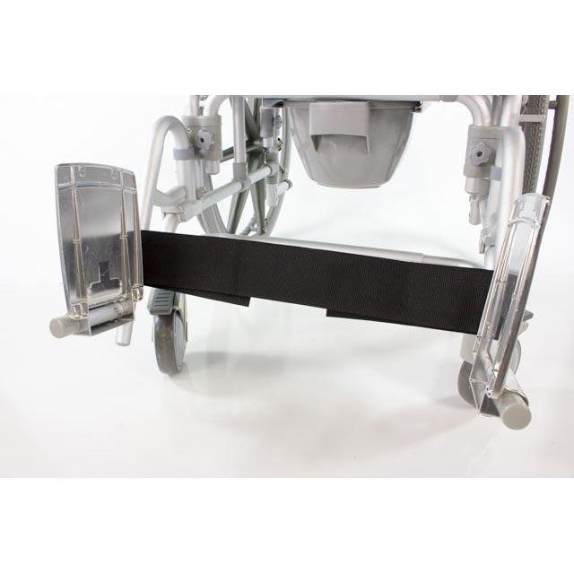 Bariatric Shower/Commode/Transport Chair 600 lb Capacity – Width Adjustable, Self-Propelling – MaxiBathe™ by Platinum Health