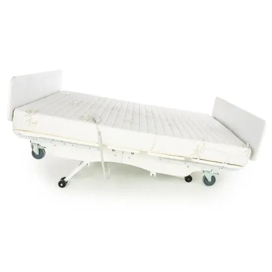 Night Rider HD Bariatric Hospital Bed head elevated with mattress
