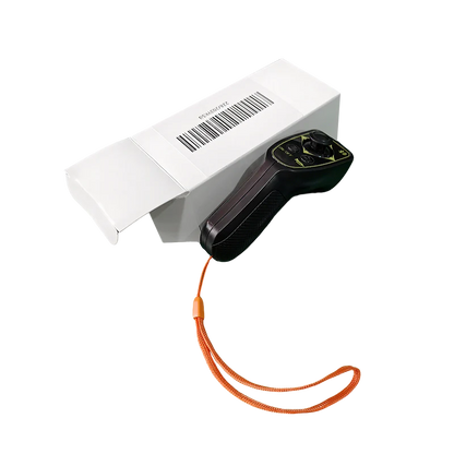 Handheld wireless caregiver remote controller for the OAS Air Pro and OAS Cruise Pro electric wheelchairs, allowing remote driving, steering, and horn operation.