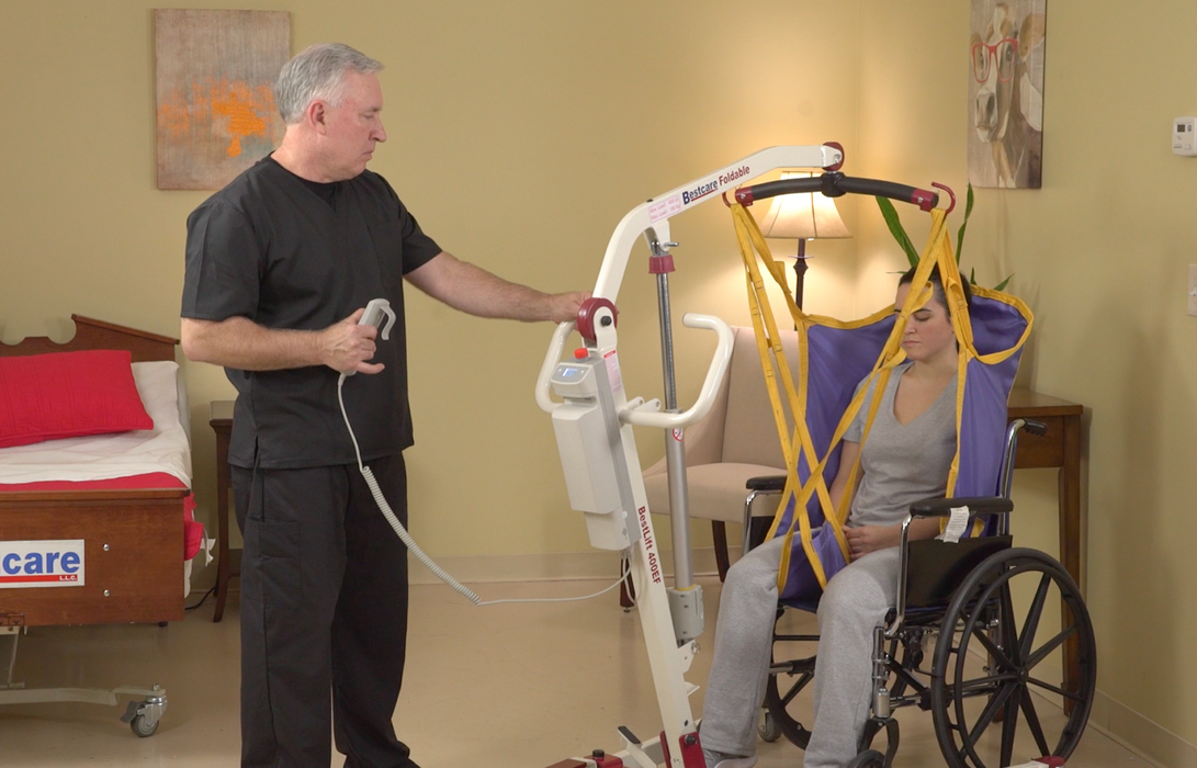 The BestLift™ PL400EF The Ultimate Foldable &amp; Portable Full-Body Patient Lift