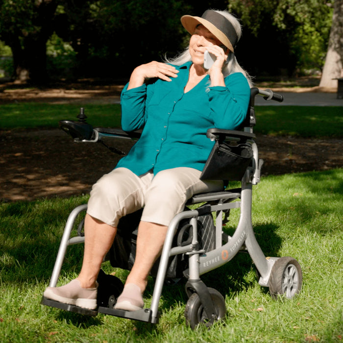 SUPERLITE Folding 3-in-1 Electric Wheelchair & Rollator by Reyhee