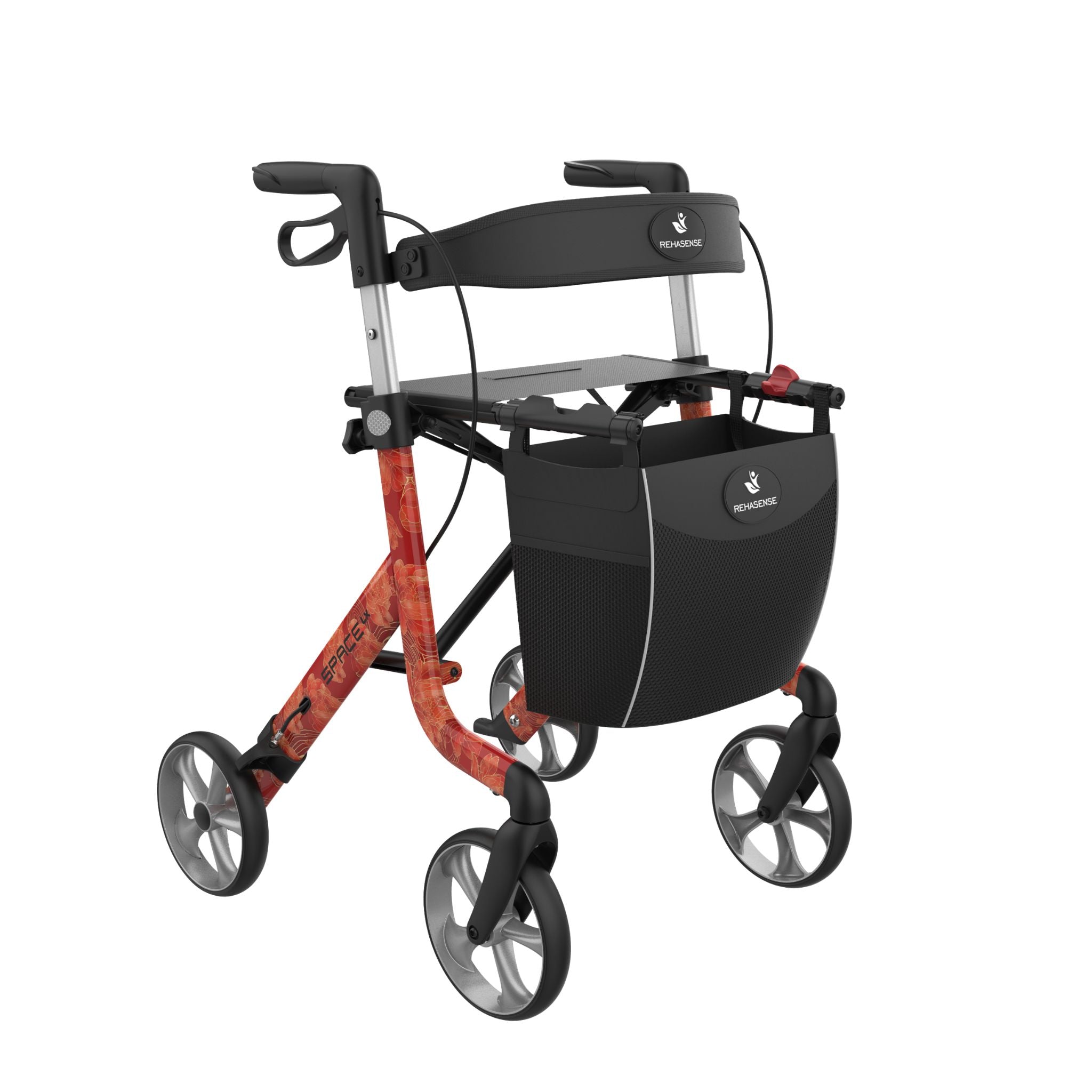 Unique SPARK Art Line Designer Rollator – Ultra-Lightweight Foldable Walker with Seat by Rehasense