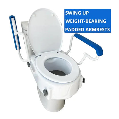 PerfectHeight™ Raised Toilet Seat with Arms