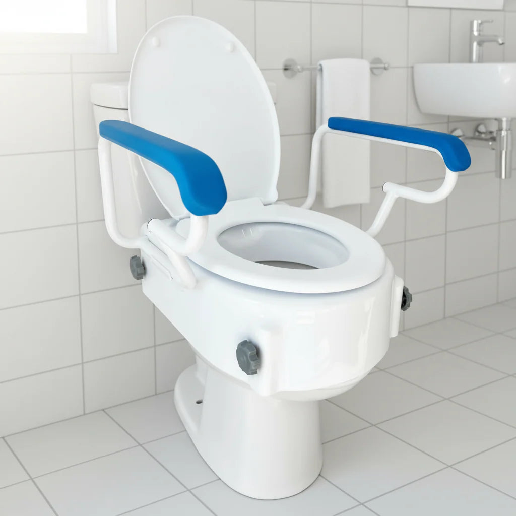 PerfectHeight™ Raised Toilet Seat with Arms