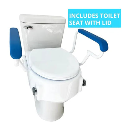 PerfectHeight™ Raised Toilet Seat with Arms