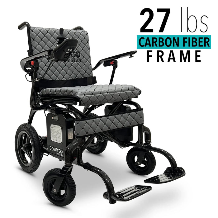 Phoenix Carbon Fiber Electric Wheelchair: Lightweight, Long-Range, Airline Approved