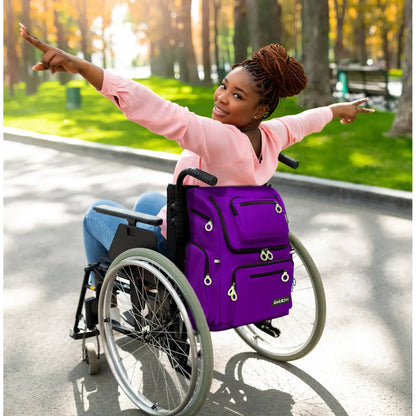STAR / FT - Feeding Tube-Compatible Deluxe Wheelchair Bag