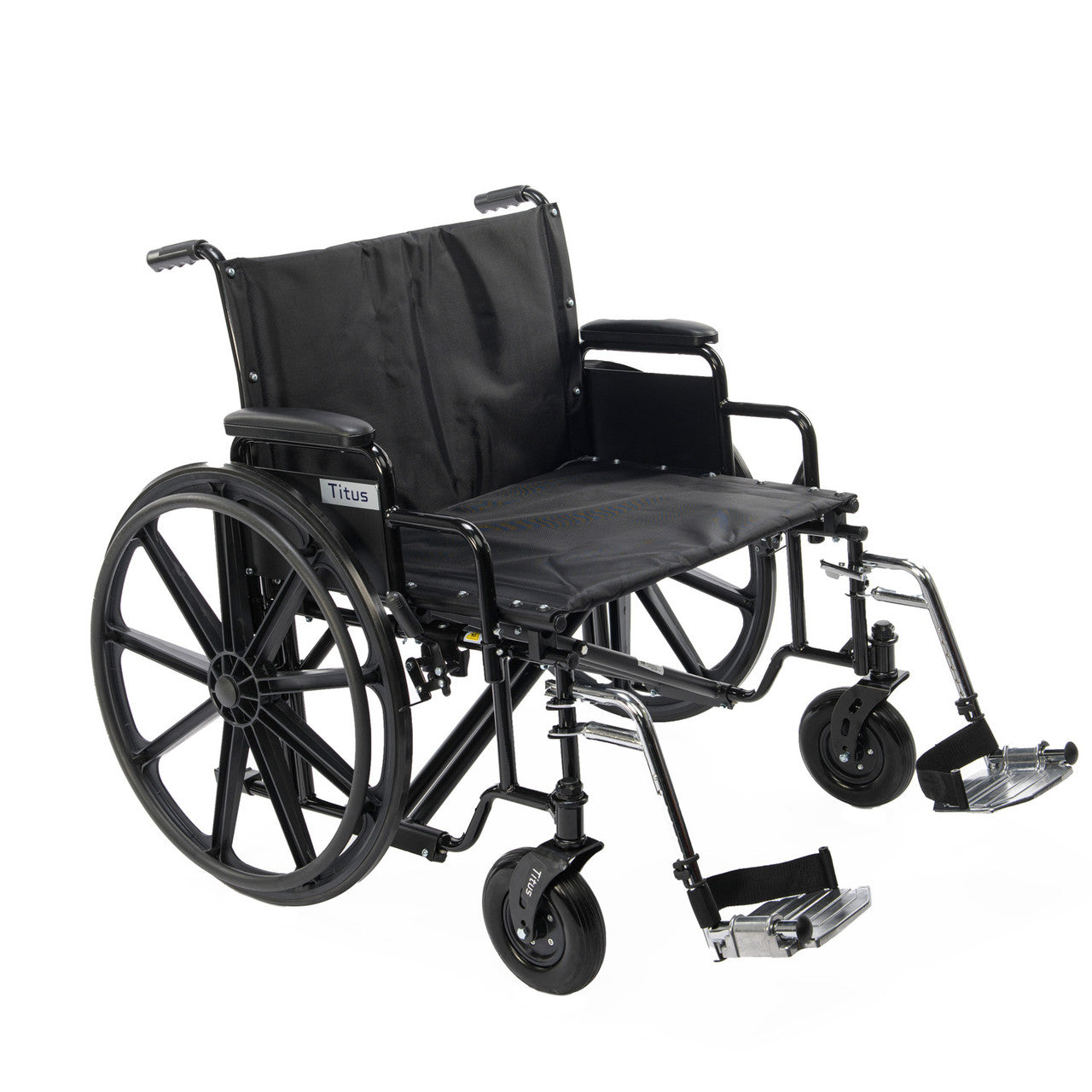 Titus Bariatric Wheelchair With Swing Away Footrest