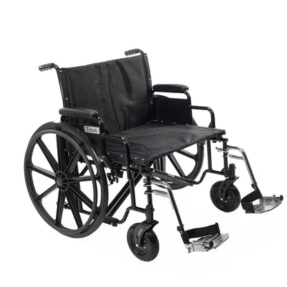 Titus Bariatric Wheelchair With Swing Away Footrest