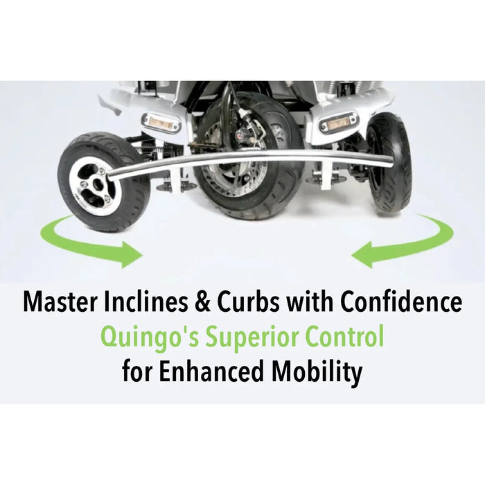 Quingo Flyte Mobility Scooter with MK2 Self Loading Ramp by ComfyGo