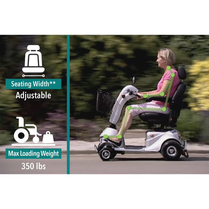 Quingo Flyte Mobility Scooter with MK2 Self Loading Ramp by ComfyGo