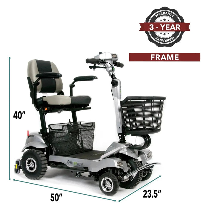 Quingo Flyte Mobility Scooter with MK2 Self Loading Ramp by ComfyGo